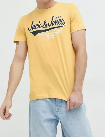 Tricou Jack&Jones, galben Galben