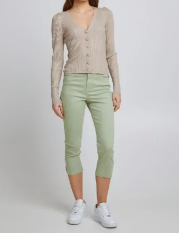 Pantaloni b.young, verde Verde