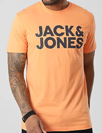 Tricou Jack&Jones, portocaliu Portocaliu