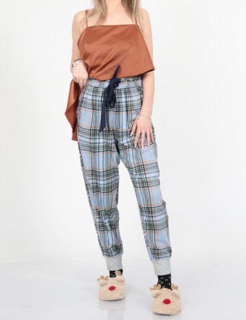 Pantaloni de pijama Aerie, albastru