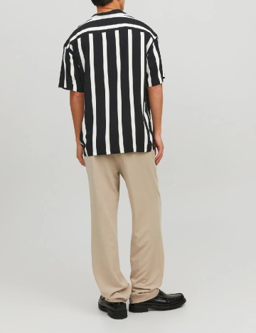 Camasa Jack&Jones, alb/negru