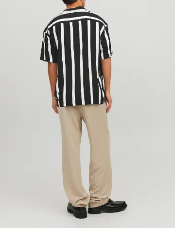 Camasa Jack&Jones, alb/negru