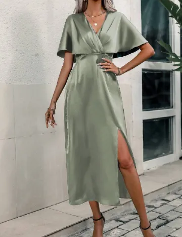 Rochie medie SHEIN, verde