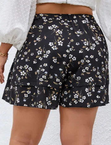 Pantaloni scurti SHEIN CURVE, negru