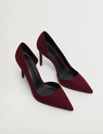 Pantofi Mango, visiniu