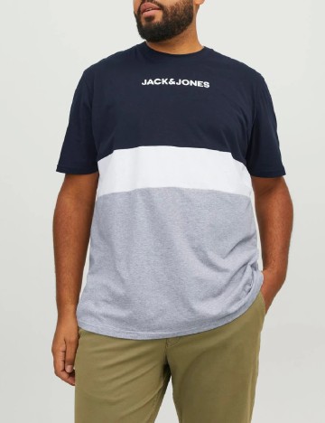 Tricou Plus Size Jack&Jones, mix culori