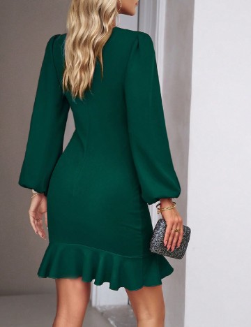 Rochie scurta SHEIN, verde