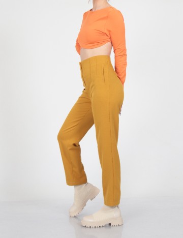 Pantaloni SHEIN, mustar