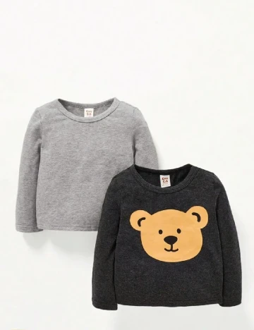 Set bluze CozyCub, gri Gri