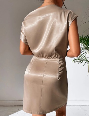 Rochie scurta SHEIN, crem