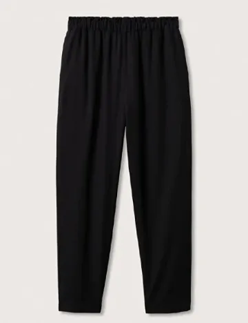 Pantaloni Mango, negru