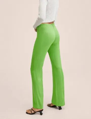 Pantaloni Mango, verde Verde