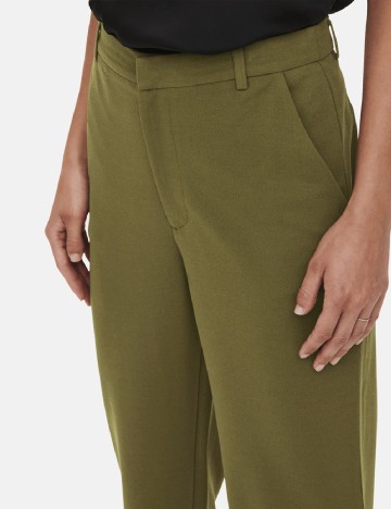 Pantaloni Jacqueline de Yong, verde
