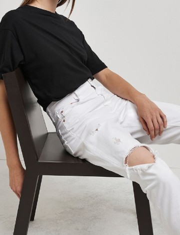 Blugi River Island, alb