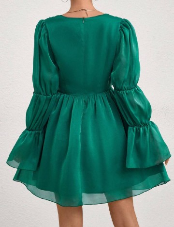 Rochie scurta SHEIN, verde