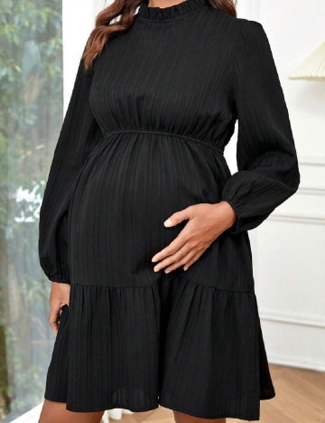 Rochie scurta SHEIN Maternity, negru