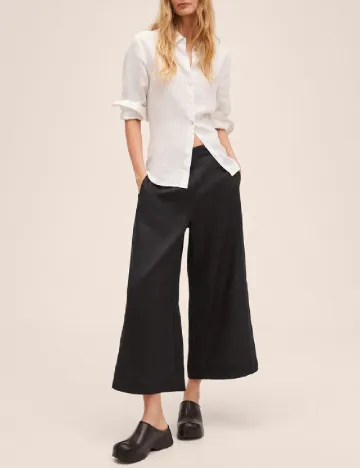 Pantaloni Mango, negru