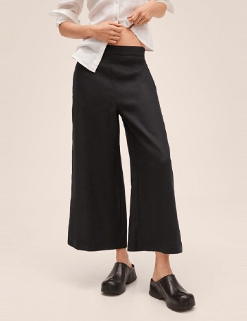 Pantaloni Mango, negru