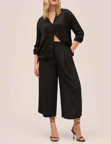 Pantaloni Mango, negru