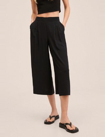 Pantaloni Mango, negru