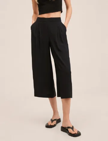 Pantaloni Mango, negru