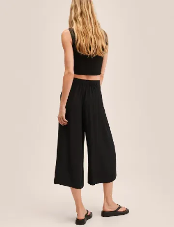 Pantaloni Mango, negru