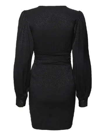 Rochie scurta Gestuz, negru Negru