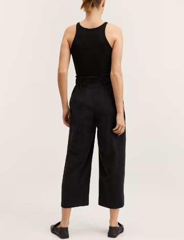 Pantaloni Mango, negru
