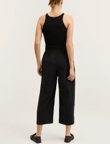 Pantaloni Mango, negru