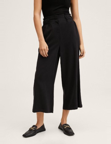 Pantaloni Mango, negru