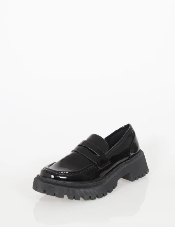 Mocasini SHEIN, negru Negru