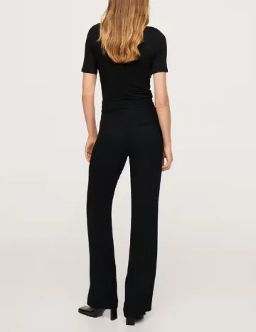 Pantaloni Mango, negru