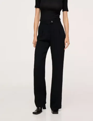 Pantaloni Mango, negru
