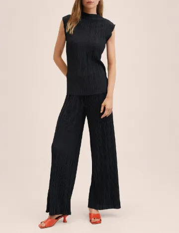 Pantaloni Mango, negru