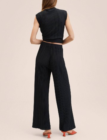 Pantaloni Mango, negru