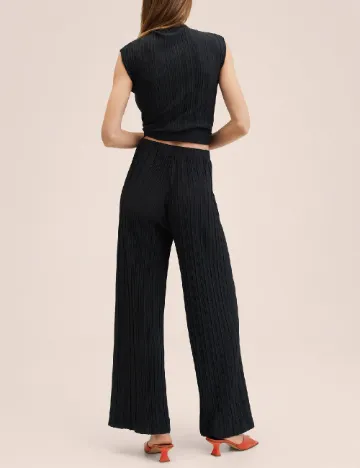 Pantaloni Mango, negru