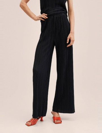 Pantaloni Mango, negru