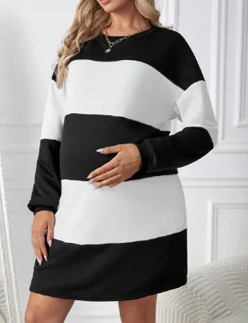 Rochie scurta SHEIN Maternity, negru Negru