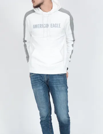 Hanorac American Eagle, alb Alb