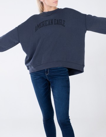 Bluza Oversize American Eagle, bleumarin