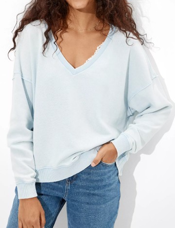 Bluza American Eagle, bleu