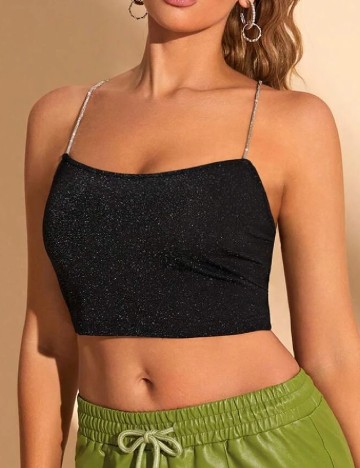 Top SHEIN, negru