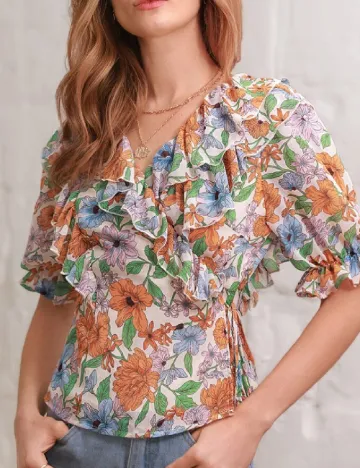 Bluza SHEIN, floral print Floral print