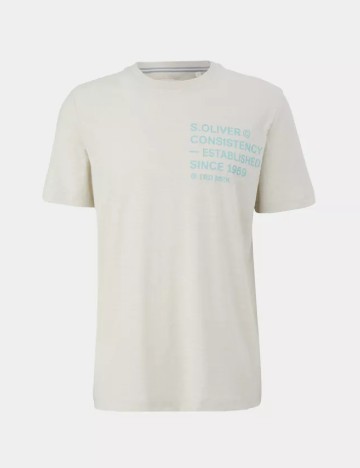 Tricou s.Oliver, gri deschis