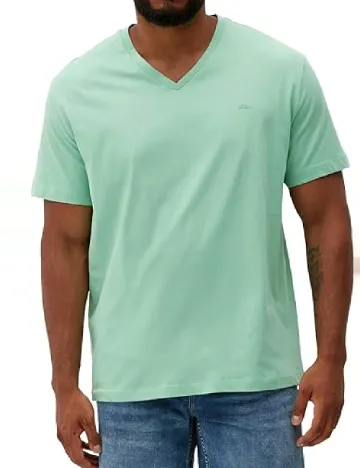 Tricou s.Oliver Plus Size Men, verde Verde