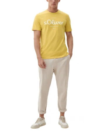 Tricou s.Oliver, galben Galben