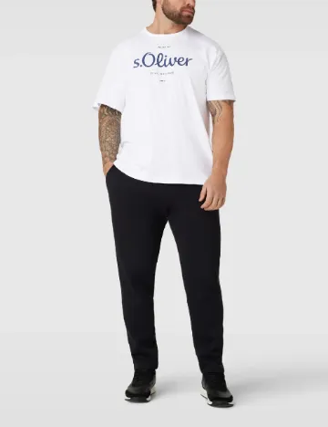 Tricou Plus Size s.Oliver, alb Alb