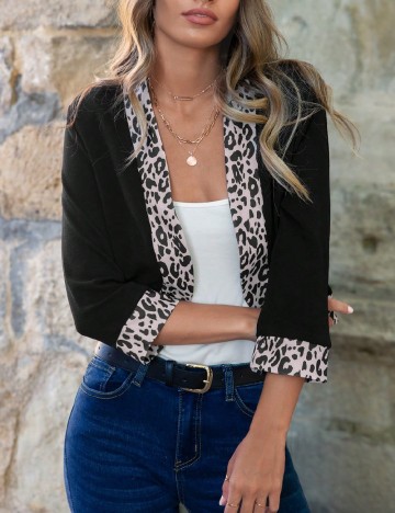 Blazer SHEIN, negru