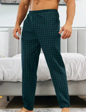 Pantaloni de pijama SHEIN, verde Verde