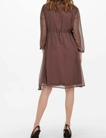 Rochie scurta Only Maternity, roz pudra inchis